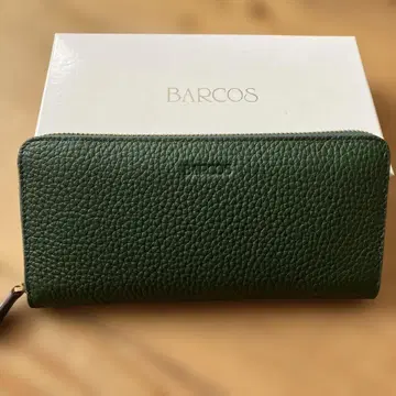 새상품, 미사용 발코스 천연 가죽 장지갑