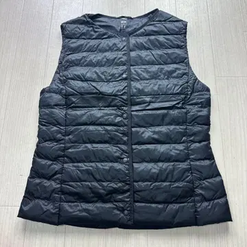 유니클로 울트라 라이트 다운 컴팩트 베스트 M 블랙