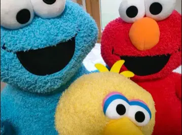 세서미 스트릿 엘모 빅버드 쿠키 몬스터 빅 봉제 인형
