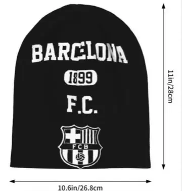 FC 바르셀로나 얇은 소재 비니 모자