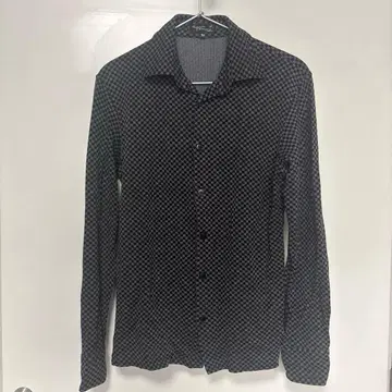 agnis b. 에네스베 긴팔 셔츠 블랙 그레이 블록 체크