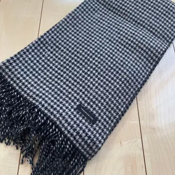 TOMORROWLAND 캐시미어 하운드 투스 패턴 머플러