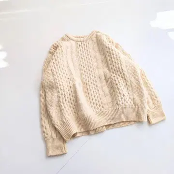 아일랜드제 피셔맨 니트 아란 니트 P