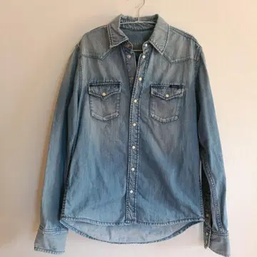 Pepe Jeans 라이트 블루 데님 셔츠