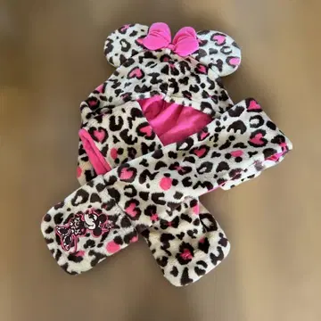미니 마우스 레오파드 무늬 팬캡