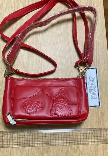 무민 미 2way 숄더백 레드