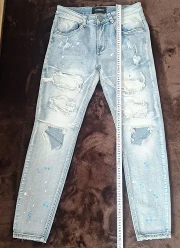 VICTORIOUS 데미지 가공 데님 팬츠