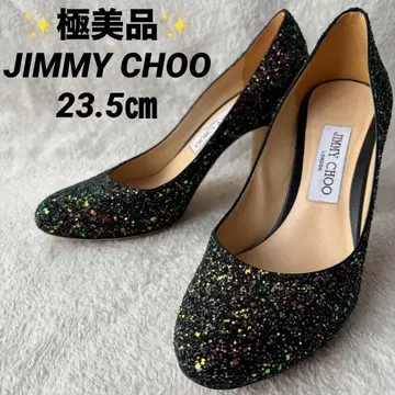 컨디션 최상 JIMMY CHOO 지미추 글리터 펌프스 블랙