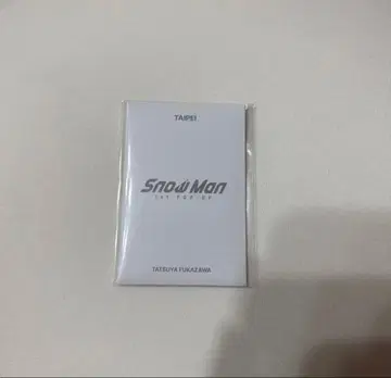 Snow Man 1st POP-UP 팝업 타이베이 한정판 후카사와 타츠야