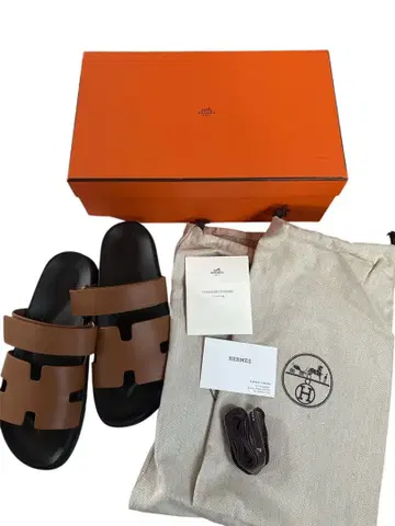 에르메스 브라운 샌들 시프레 42