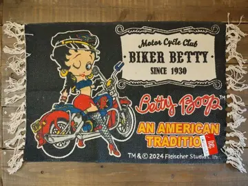 코튼 매트 베티짱 바이크 아메리칸 캐릭터 레트로 새상품