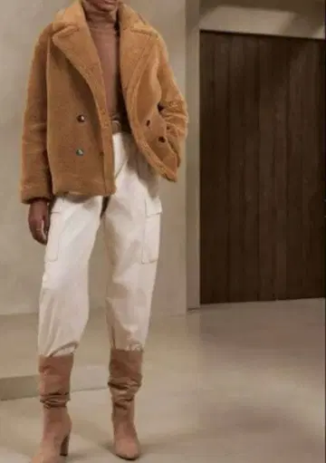 BANANA REPUBLIC 보아 자켓 테디베어 코트