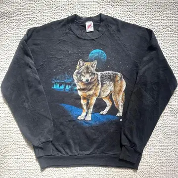 JERZEES 애니멀 그래픽 블랙 페이드