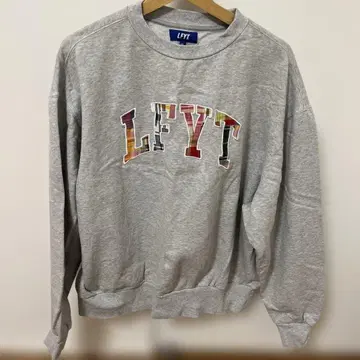 LFYT 그레이 XL 로고 맨투맨