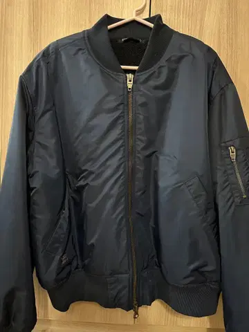 ZARA 네이비 MA-1 플라이트 자켓 L