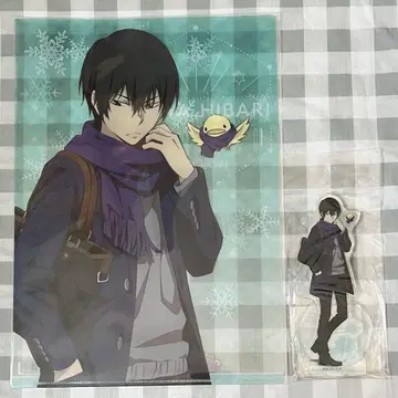 가정교사 히트맨 REBORN! 겨울 의류 아크릴 스탠드 파일 히바리 쿄야