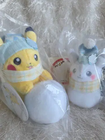 [ 포켓몬 센터 한정판 ] 피카츄 봉제 인형 2개 세트