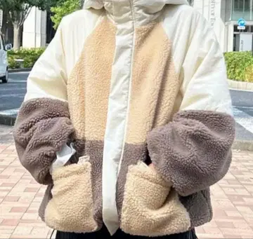 niko and - [인기 스태프 프로듀스 기획] 배색 보아 자켓 M