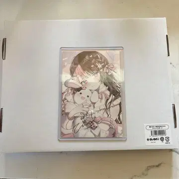 타치바나 히나노 4주년 기념 캔버스 보드 금박 엽서