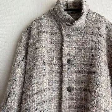 요르겐 르 2024년 미사용 카스릴 루프 트위드 코트