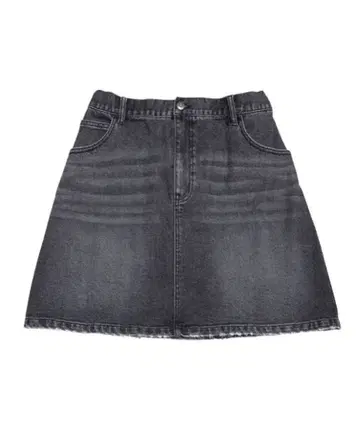 사다리꼴 데님 미니 스커트