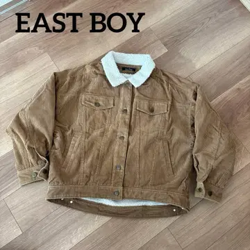 EAST BOY 코듀로이 보아 자켓