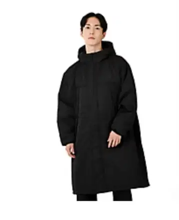 반값 이하! 뉴발란스 패딩 롱 후데트 자켓 블랙 S