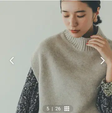 북유럽 생활 잡화점 [ 평소 코디가 넓어지는 ] 따뜻한 울 니트 베스트