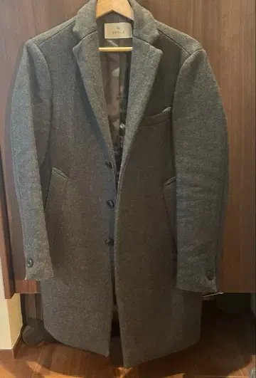 새상품급 에디피스 그레이 체스터 코트 44