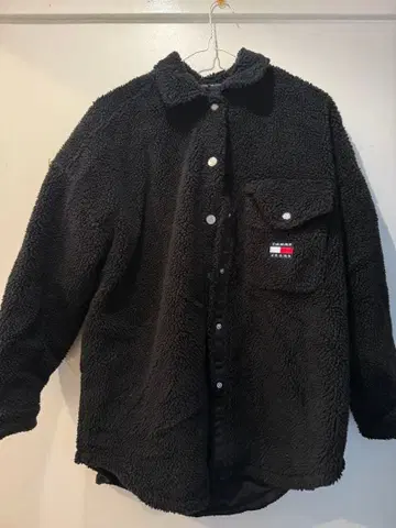 TOMMY JEANS 보아 자켓 블랙