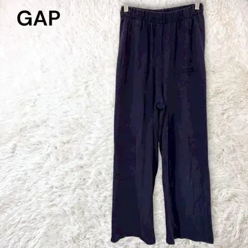 갭 맨투맨 스트레이트 팬츠 코튼 100% 얇은 소재 네이비 S