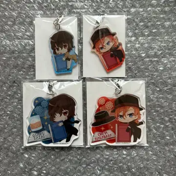 문호 스트레이독스 다자이 나카하라 아크릴 키링