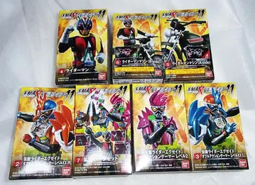 반다이 SHODO-X 가면라이더 11 전 7종/라이더맨 에그제이드