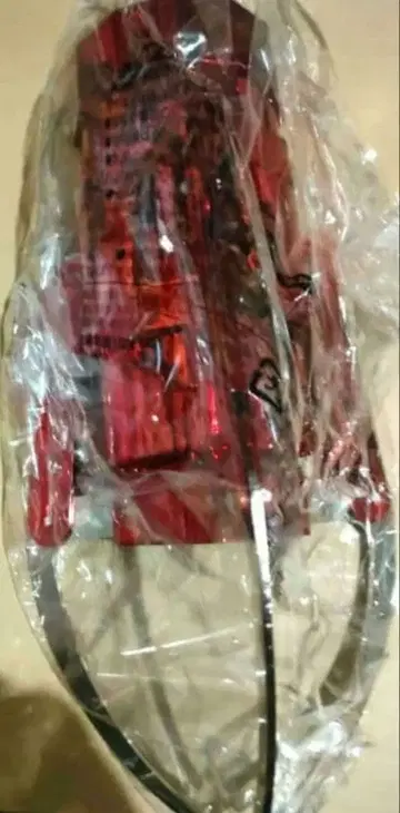 초 BIG! 뽑기 게임 암 키링 메탈릭 레드 40cm