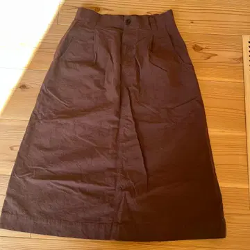 마가렛호웰 브라운 롱 스커트