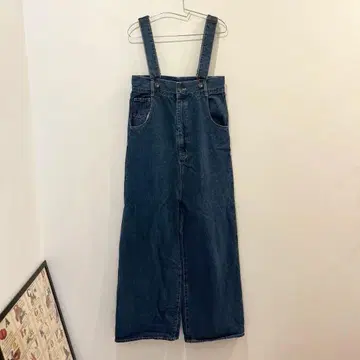 Qansy/데님 블루 살로펫 2way 벨트 포함