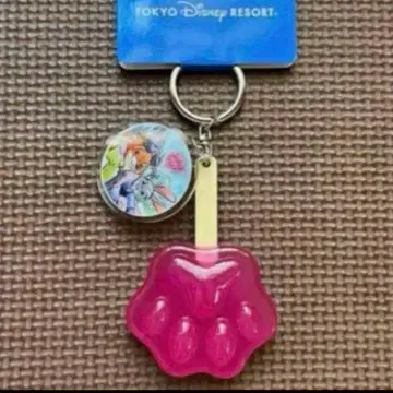 디즈니 주토피아 발바닥 아이스캔디 키체인