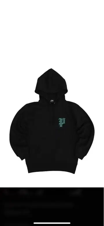 phatrnk P 로고 RHINE STONE 후드티 M