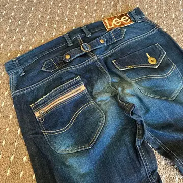 리 다크 블루 데님 스트레이트 34 새상품급