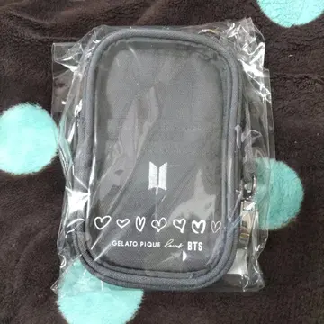 BTS GELATO PIQUE CARRY POUCH 그레이 미개봉품