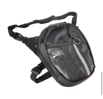 DUCATI 레그 파우치 힙색 바이커 파우치 블랙 웨스트 파우치