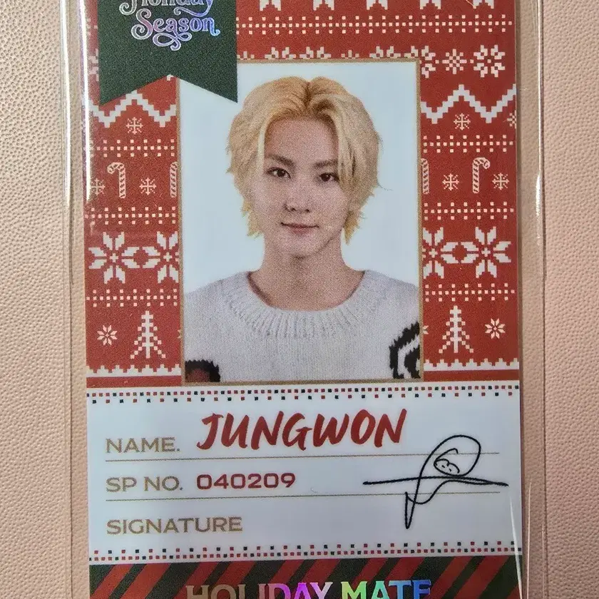 ENHYPEN | 엔하이픈 Enhypen World Jungwon sp card Holiday unused on