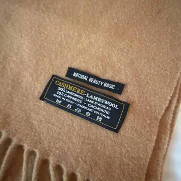 내추럴 뷰티 베이직 캐시미어 램스울 혼방 머플러