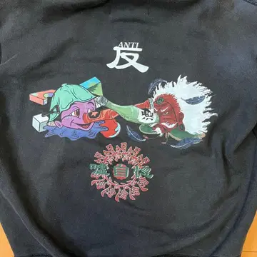 Hangoverz 블랙 후드티