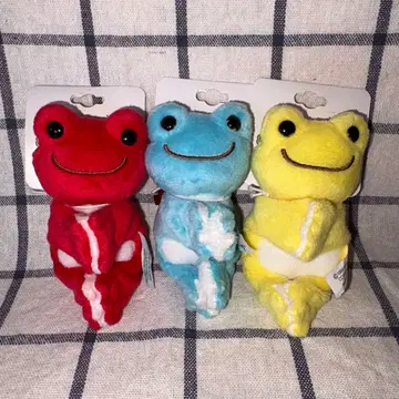 [새상품] 개구리 피클스 마그넷 봉제 인형 스트랩 묶음 판매