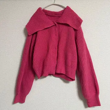 빅 카라 가디건