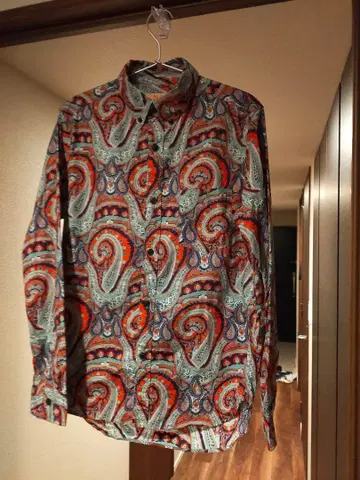 SALTWATER COWBOY 페이즐리 무늬 긴팔 셔츠 랄프 로렌