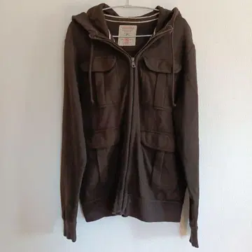 SPRINGFIELD 후드 부착 브라운 점퍼 XS