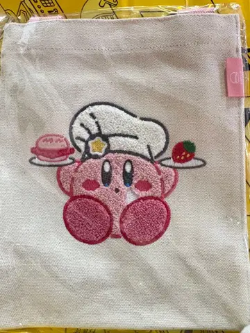 커비 캡틴 스트로베리버거 스퀘어 토트백