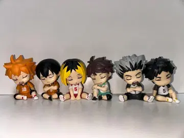 하이큐 가챠가챠 어깨 쿵 피규어 6체 세트